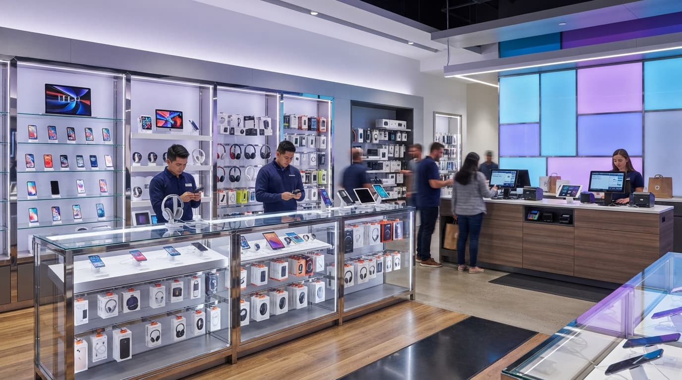 Electronics shop